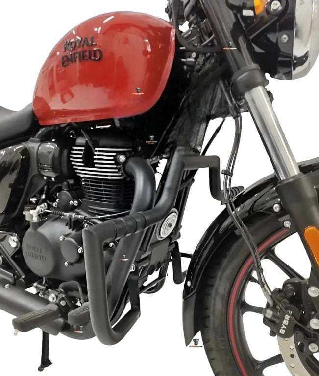 protetor de motor Meteor 350 Wild Style instalado