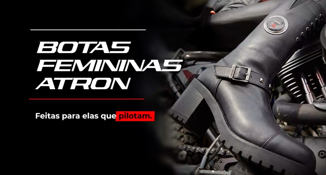 Botas Femininas Atron Shoes na Lux Motos