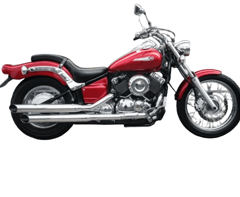 escapamento instalado na moto Drag Star 650 marca Torbal com 3 polegadas