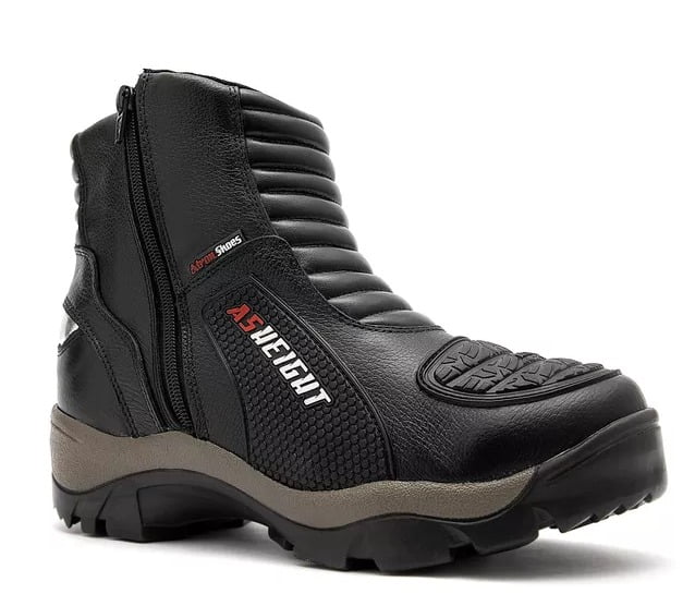 Bota Motociclista AS-HIGHT Cano Curto Adventure 