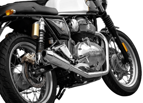 Escapamento Peashooter 2x2 Torbal para Royal Enfield Interceptor 650 e Continental GT 650