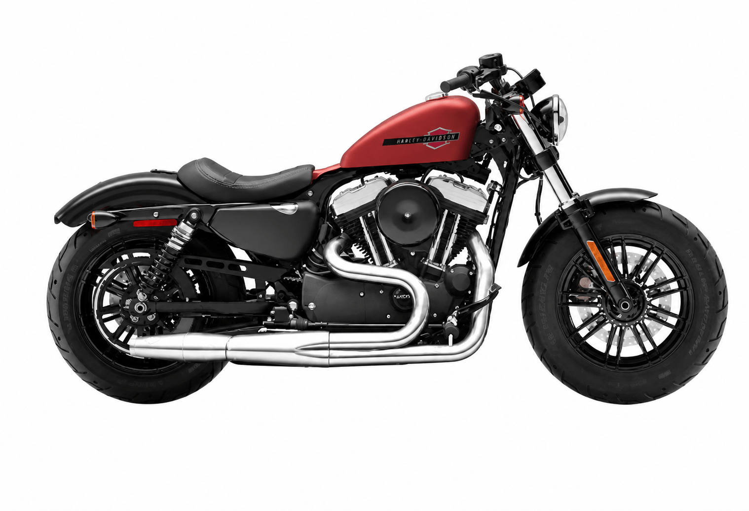 Escapamento ThunderBolt 2X1 XL 1200 Iron Sportster Escape Torbal 
