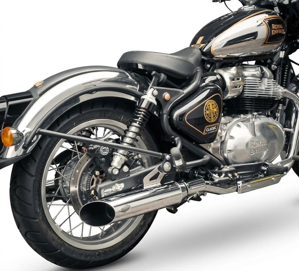 Ponteira Classic 650 Royal Enfield 3,5” Corte Lateral Torbal