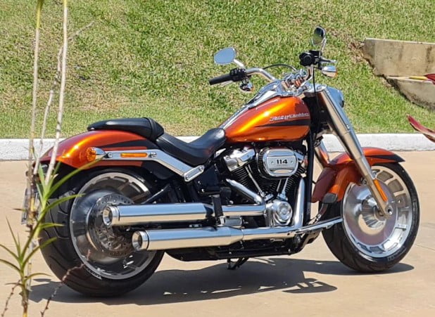 Ponteira Escapamento Harley Softail Low Rider Chanfrada Cobra