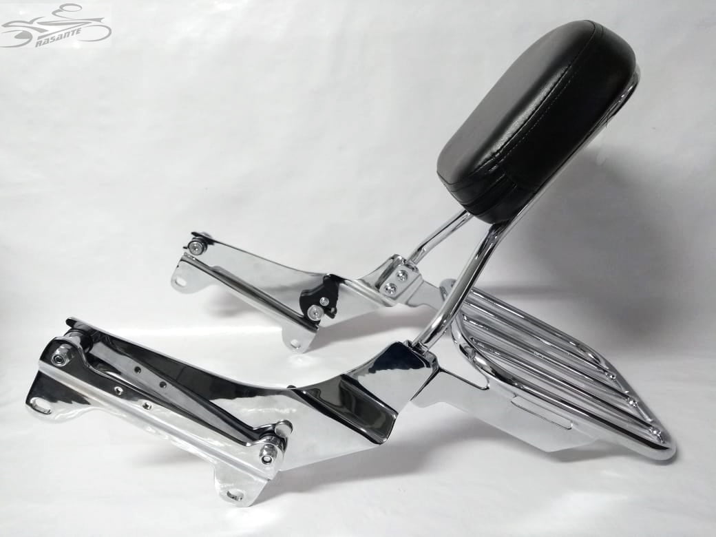 Sissy Bar Harley Sport Glide Encosto e Grade Destacável Lux Motos