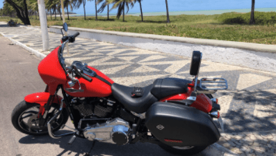 Sissy Bar Harley Sport Glide Encosto Bagageiro 