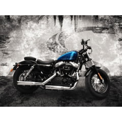 Ponteira Forty Eight 48 Esportiva Harley Sportster 3" Chanfrada - Escape Cobra