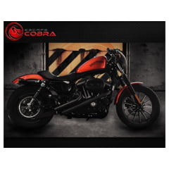 Escapamento Fúria Harley Davidson Sportster XL 1200 Iron 1200 - Promoção Escapamento Fúria Harley Davidson Sportster XL 1200 Iron 1200 - Promoção