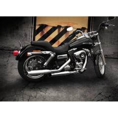 Ponteira Dyna Street Bob Sport Ø3" - Chanfrada - Cobra - Preta Ponteira Dyna Street Bob Sport Ø3" - Chanfrada - Cobra - Preta