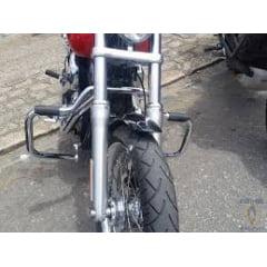 Protetor Motor Drag Star 650 Mata Cachorro Moustache com Borrachão
