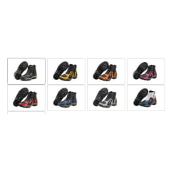 Bota Motociclista AS-HIGHT Solado 9 cm Cano Alto Preta