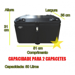 Baú Moto BMW F 800 GS Bauleto Alumínio F800 + Suporte Baú Moto BMW F 800 GS Bauleto Alumínio F800 + Suporte