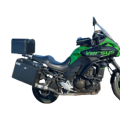 Baú Alumínio Moto Kawasaki Versys 1000 Bauleto Lateral e Traseiro Livi