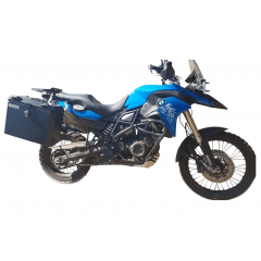 Baú Alumínio Moto BMW F 800 GS e Adventure - Kit Traseiro e Lateral com suporte - Livi Baú Alumínio Moto BMW F 800 GS e Adventure - Kit Traseiro e Lateral com suporte - Livi