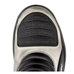 Bota Motociclista AS-HIGHT solado 9 cm Cano Curto Branco 