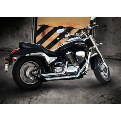 Escapamento Boulevard M800 Slashdown Ø2.1/2" - Cobra Escapamento Boulevard M800 Slashdown Ø2.1/2" - Cobra