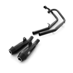 Escapamento Peashooter 2x2 Torbal para Royal Enfield Interceptor 650 e Continental GT 650