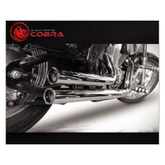 Escapamento para Moto Shadow 600 Esportivo Slashcut Cobra