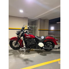 Escapamento Fishtail Rabo de Peixe Harley Heritage Duo Chigano Customer Escapamento Fishtail Rabo de Peixe Harley Heritage Duo Chigano Customer