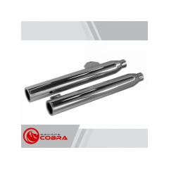 Ponteira Dyna Fat Bob Sport ø3" - Slashcut - Cobra Ponteira Dyna Fat Bob Sport ø3" - Slashcut - Cobra