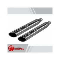 Ponteira Dyna Street Bob Sport Ø3" Chanfro Móvel - Cobra Ponteira Dyna Street Bob Sport Ø3" Chanfro Móvel - Cobra