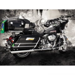 Ponteira Escapamento Harley Street Glide Chanfro Lateral Touring Cobra