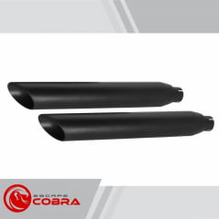 Ponteira Harley Softail FX Escapamento Cobra Preto