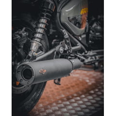 Ponteira Royal Enfield Shotgun 650 Reta Customer Preta Ponteira Royal Enfield Shotgun 650 Reta Customer Preta