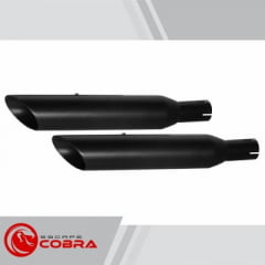 Ponteira Softail Harley Davidson Breakout Esportiva Chanfrada Preta Cobra Promoção Ponteira Softail Harley Davidson Breakout Esportiva Chanfrada Preta Cobra Promoção
