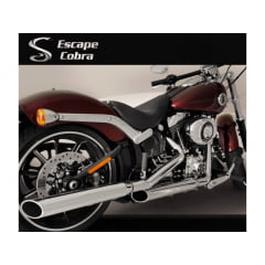 Ponteira Breakout Softail Harley Davidson Esportiva - Chanfrada - Cobra
