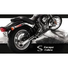Ponteira Softail Harley Davidson FX Sport Ø3" - Chanfro Móvel - Cobra Ponteira Softail Harley Davidson FX Sport Ø3" - Chanfro Móvel - Cobra