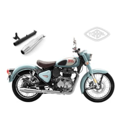 Ponteira Classic 350 PeaShooter Royal Enfield Esportiva Torbal
