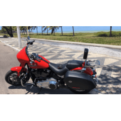 Sissy Bar Harley Sport Glide Encosto e Grade Destacável 