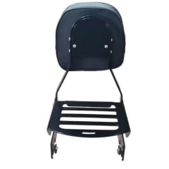 Sissy Bar Harley Heritage Encosto Traseiro Grade Cobra