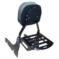 Sissy Bar Harley Heritage Encosto Traseiro Grade Cobra