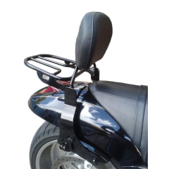 Sissy Bar VRod Muscle e Night Rod Destacável Encosto Cromado Preto